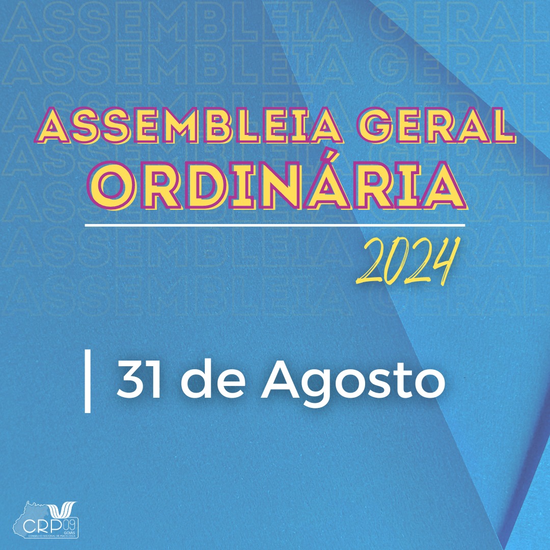 CRP09 divulga Ata da Assembleia Geral Ordinária realizada no dia 31 de agosto