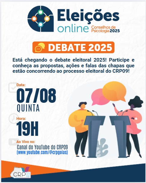 DEBATE ELEICOES 2025
