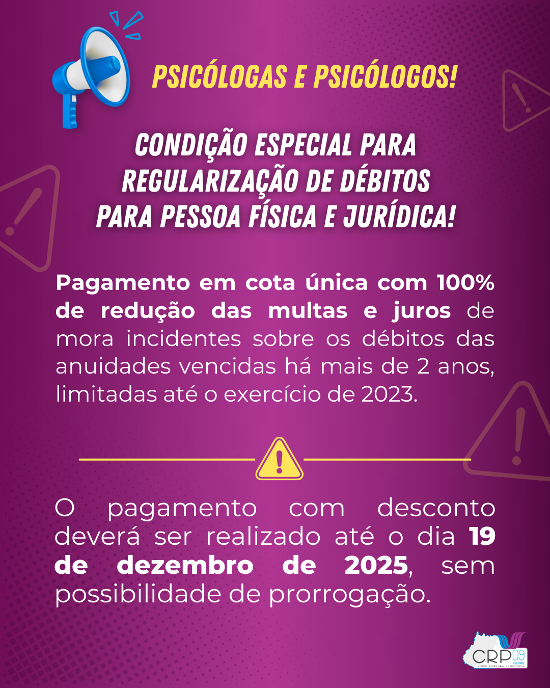 Redução de 100% das multas e juros de mora