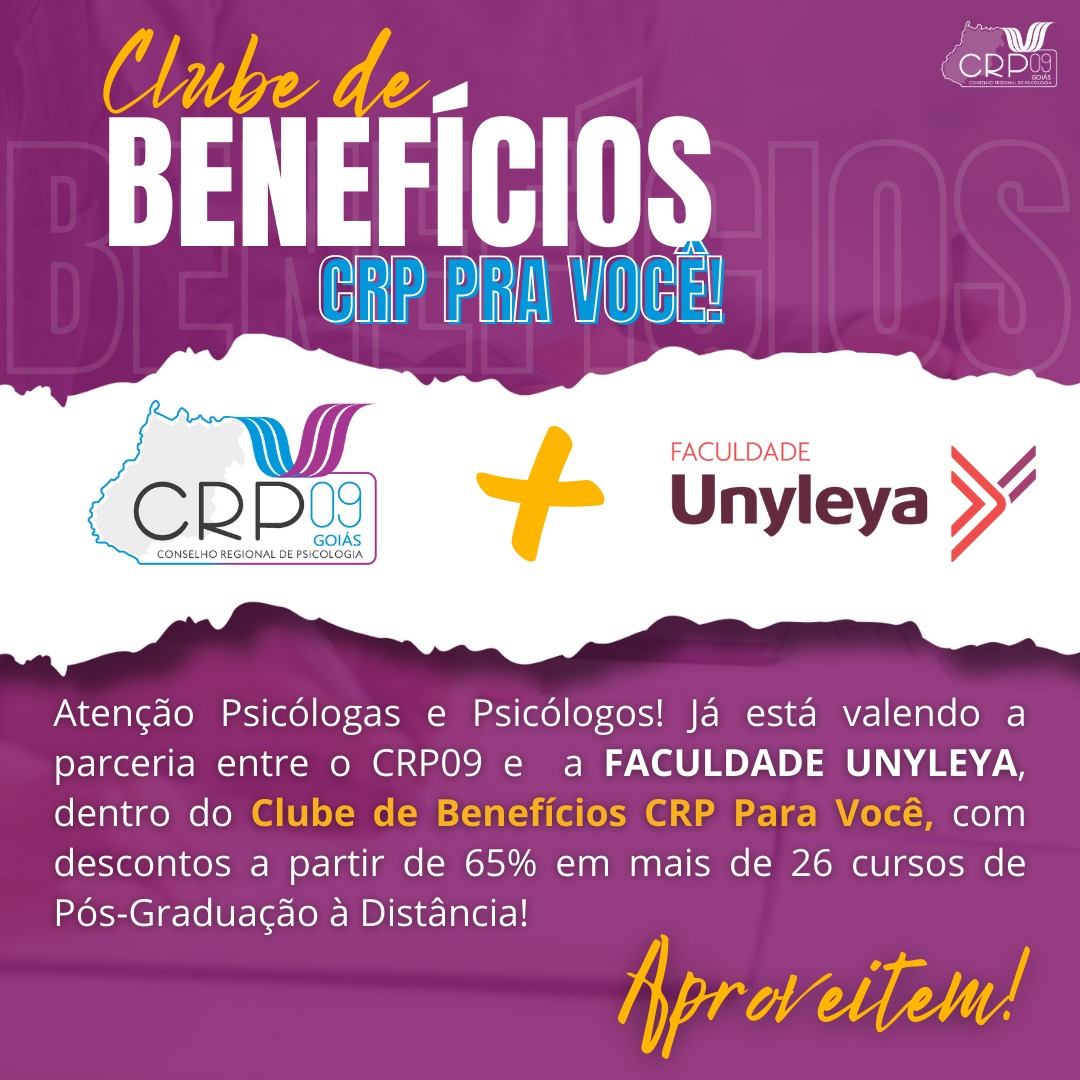 CRP09 e Faculdade Unyleya fecham parceria pelo clube de benefícios 