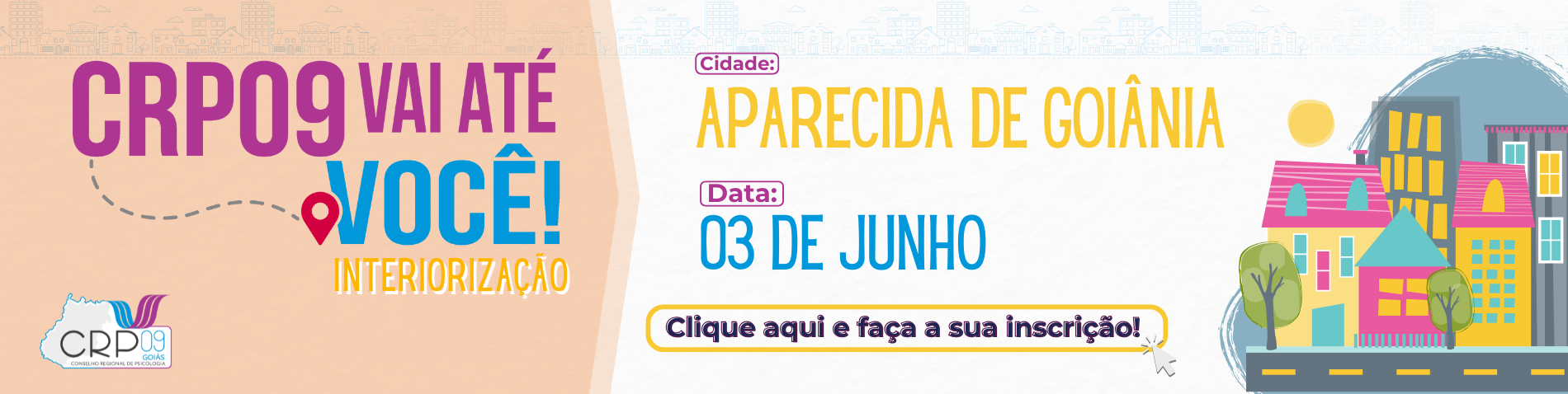 CRP VAI ATÉ VOCÊ – aparecida - inscrição