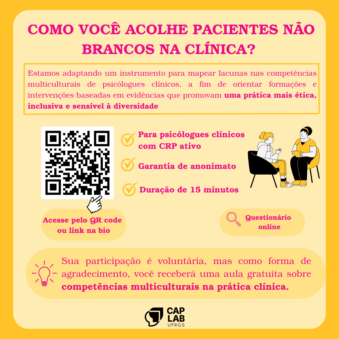 Psi, como você tem acolhido pacientes não brancos no consultório?