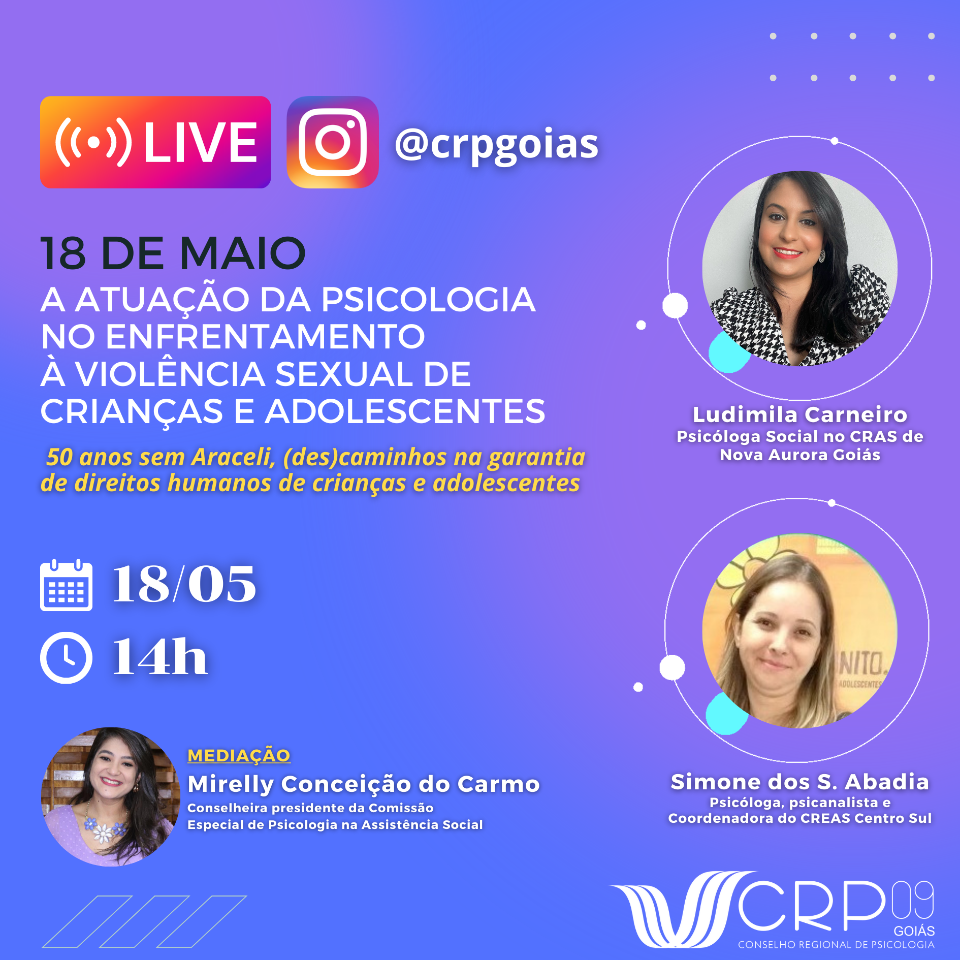 18 de Maio A atuação da psicologia no enfrentamento à violência sexual de crianças e adolescentes