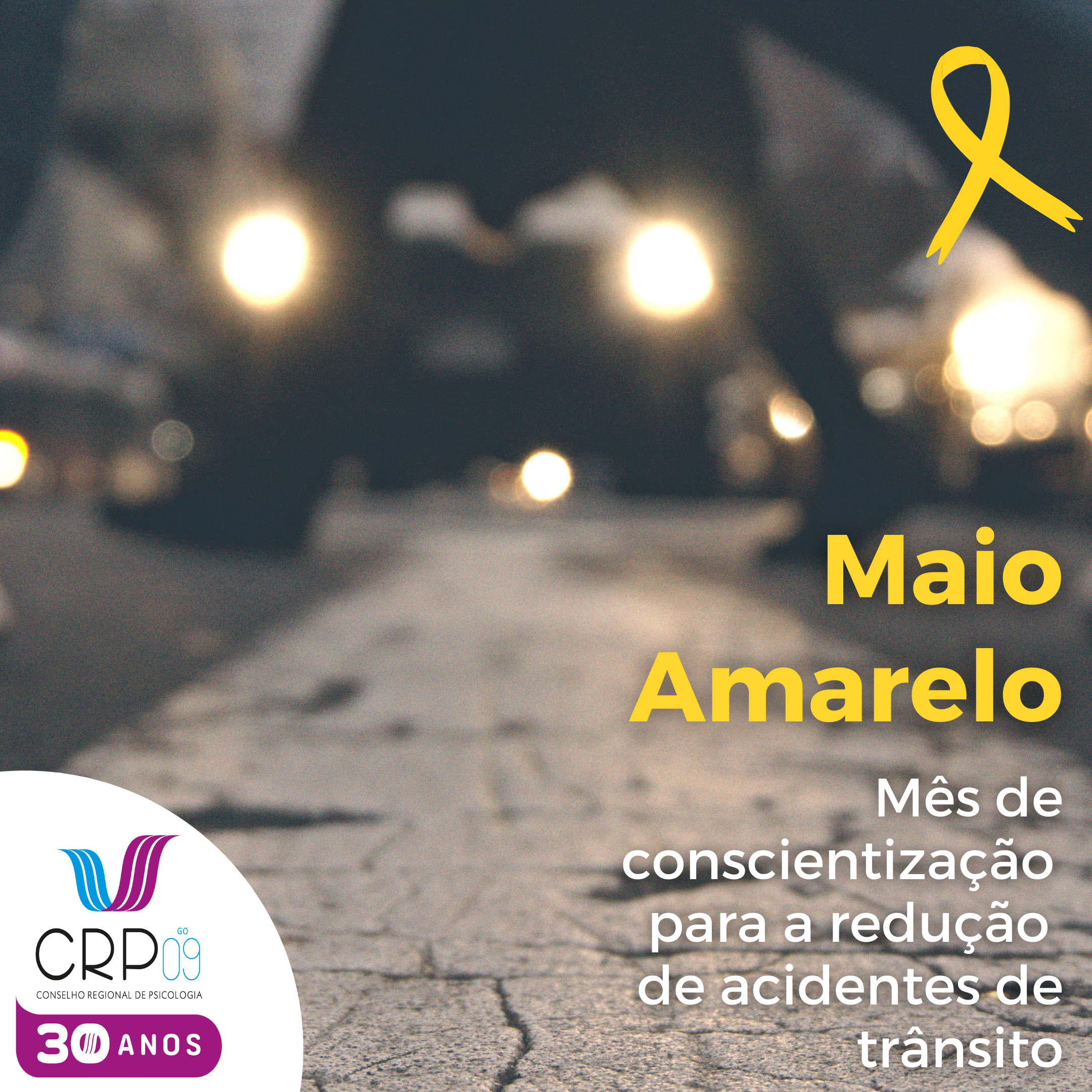 Mês de conscientização para redução de acidentes de trânsitopng